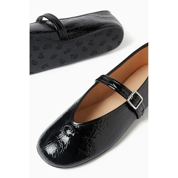 NEW Coach Sculpted C Soft Mary Jane Flats in Black - Women's Size US 7 - Picture 4 of 14